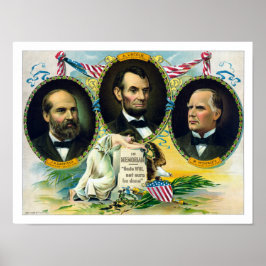 Garfield, Lincoln och McKinley - i Memoriam Poster