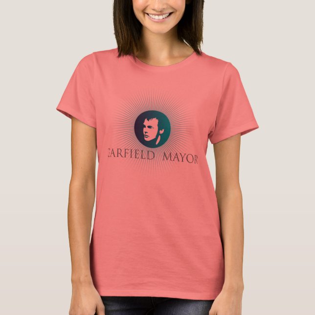 Garfield Mayor "Arctic Sol" Dam Blue T-Shirt (Framsida)