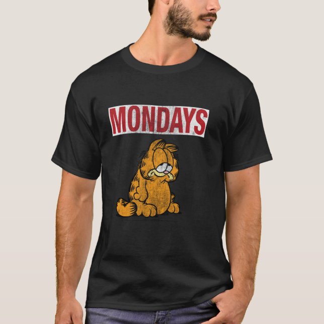 Garfield Mondays T Shirt (Framsida)