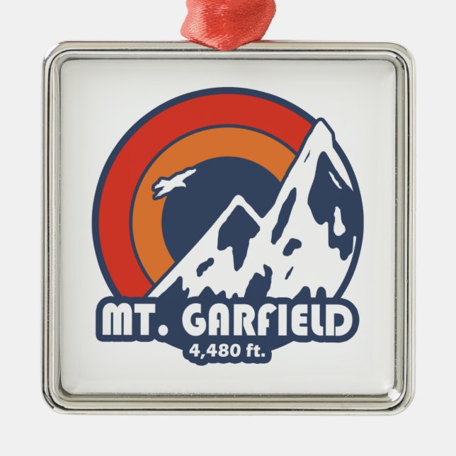 Garfield New Hampshire Sol Eagle Julgransprydnad Metall (Framsidan)