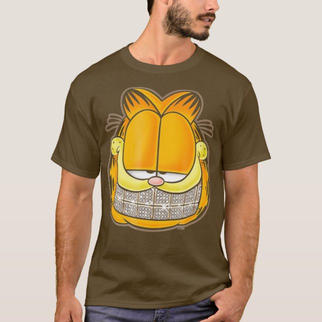 Garfield Nice Grill T Shirt (Framsida)
