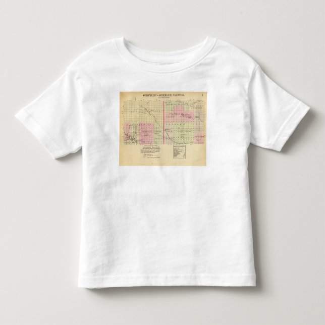 Garfield och Wheeler County, Nebraska T Shirt (Framsida)