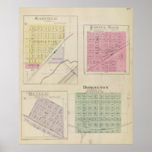 Garfield Pawneesten, Heizer, Hoisington, Kansas Poster