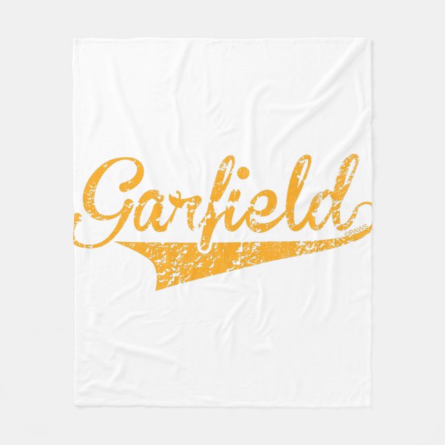 Garfield Sports Logo Fleecefilt (Framsidan)