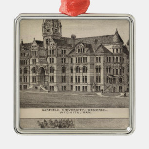 Garfield Universiteten, Kansas Julgransprydnad Metall