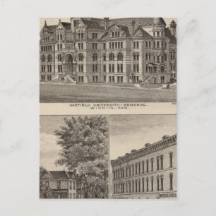 Garfield Universiteten, Kansas Vykort