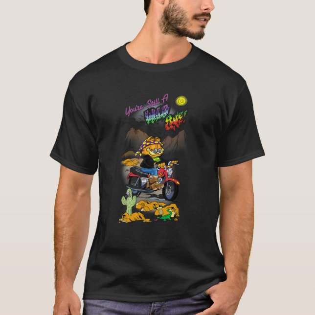 Garfield Vild 1 T Shirt (Framsida)