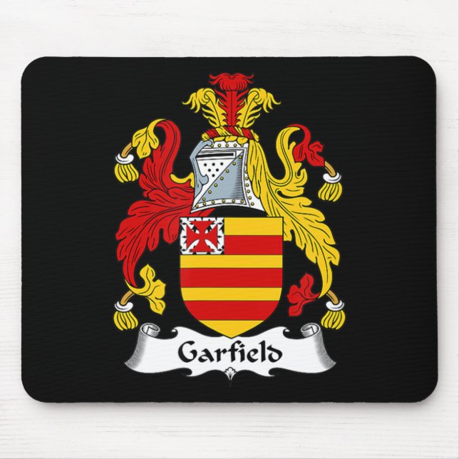 Garfields vapensköld - familjevapen  musmatta (Framsidan)