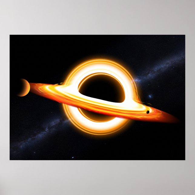 Gargantua - Black Hål och Milky Way #1 Poster (Framsidan)