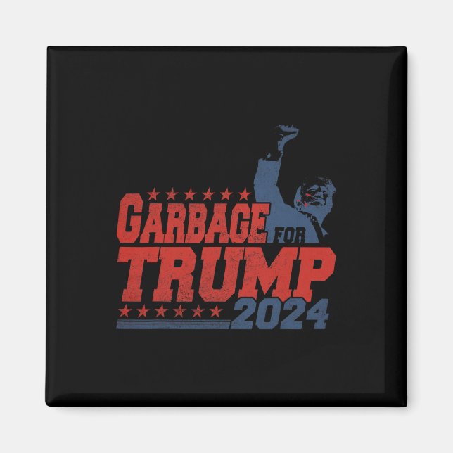 Garge för Trump 2024  Magnet (Framsidan)