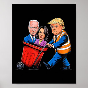 Garge för Trump 2024 Roligt Tid Att Ta Ut Garge Poster