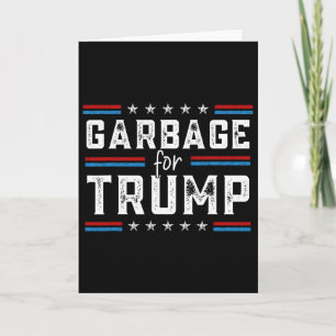 Garge för Trump 2024 Vi är inte Garge Rösta på Tru Kort