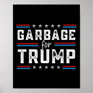 Garge för Trump 2024 Vi är inte Garge Rösta Trump Poster