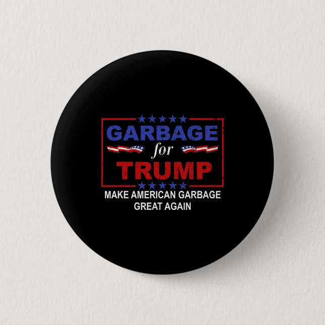 Garge för Trump Gör Amerikansk Garge Stor Igen 4  Knapp (Framsida)
