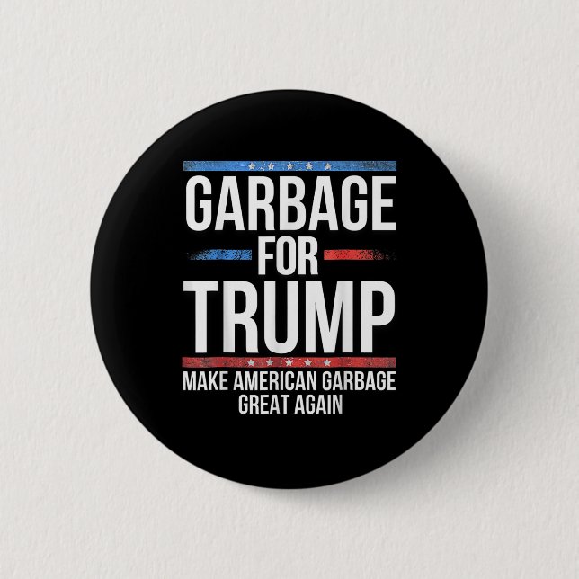 _garge For Trump Make American Garge Great Again  Knapp (Framsida)