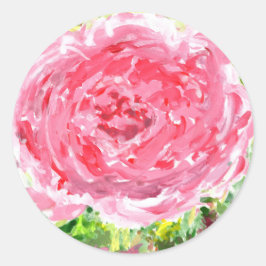 Gargmous ro-klistermärken runt klistermärke