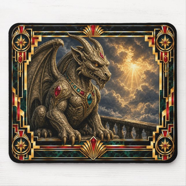 Gargoyl, Art Deco Myttlig Musmatta (Framsidan)