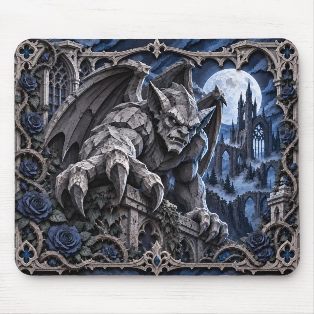 Gargoyl, Pappersklippt Monster Musmatta (Framsidan)