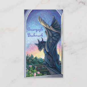 Gargoyle Art Bok Mark Visitkort