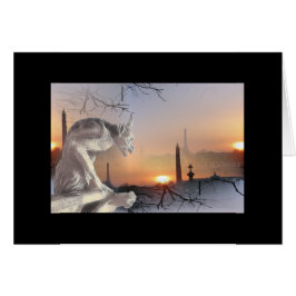 Gargoyle av Notre-Dame! OBS Kort