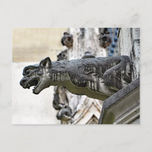 Gargoyle av Santiago-katedralen i Bilbao. Del 3. Vykort