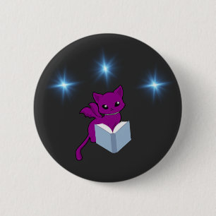 Gargoyle Cat/ Winged Cat Reading Knapp