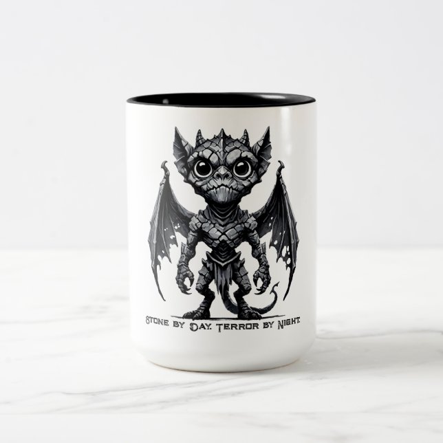 Gargoyle Demon Två-Tonad Mugg (Center)