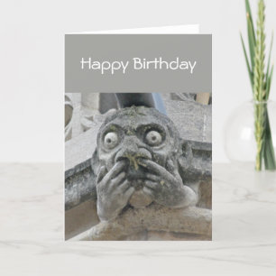 Gargoyle finger-nos-kort kort
