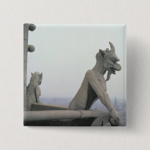Gargoyle från balustraden av det stort knapp
