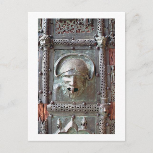 Gargoyle från portalens lämnat dörr, 1 vykort (Framsida)