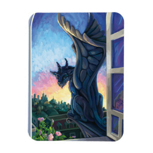 Gargoyle Guardian Magnet
