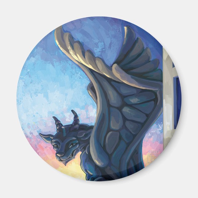 Gargoyle Guardian Magnet (Framsidan)