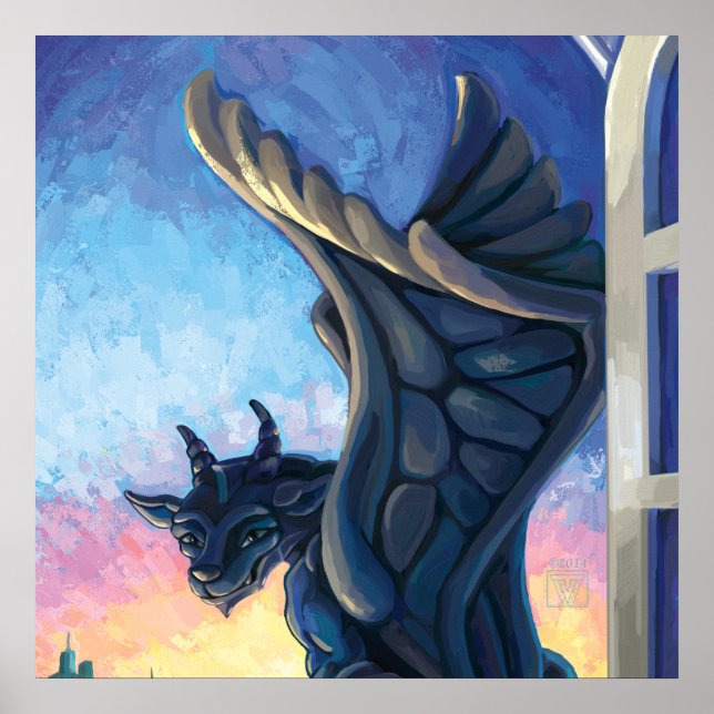 Gargoyle Guardian Poster (Framsidan)