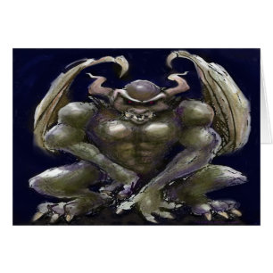 Gargoyle Hälsningskort
