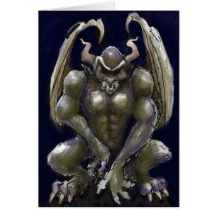 Gargoyle Hälsningskort