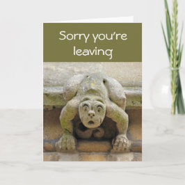 Gargoyle lämnande kort
