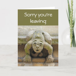 Gargoyle lämnande kort