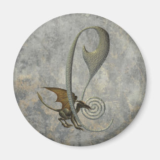 Gargoyle Monogram C Magnet