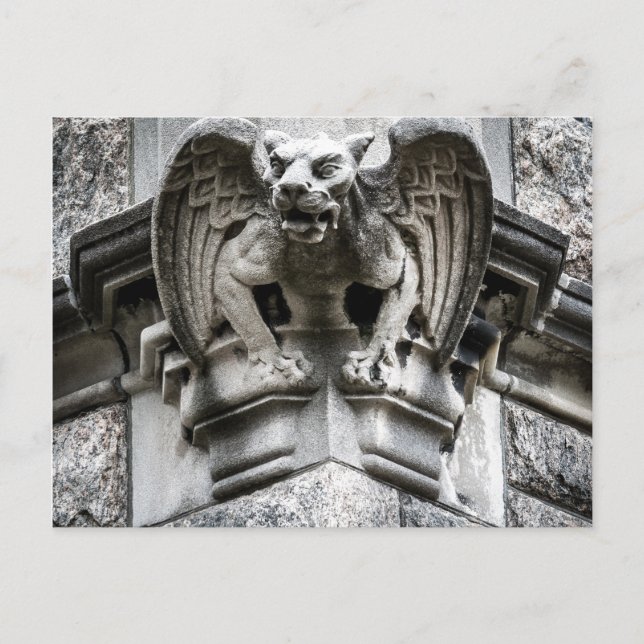 Gargoyle Postcard Vykort (Framsida)
