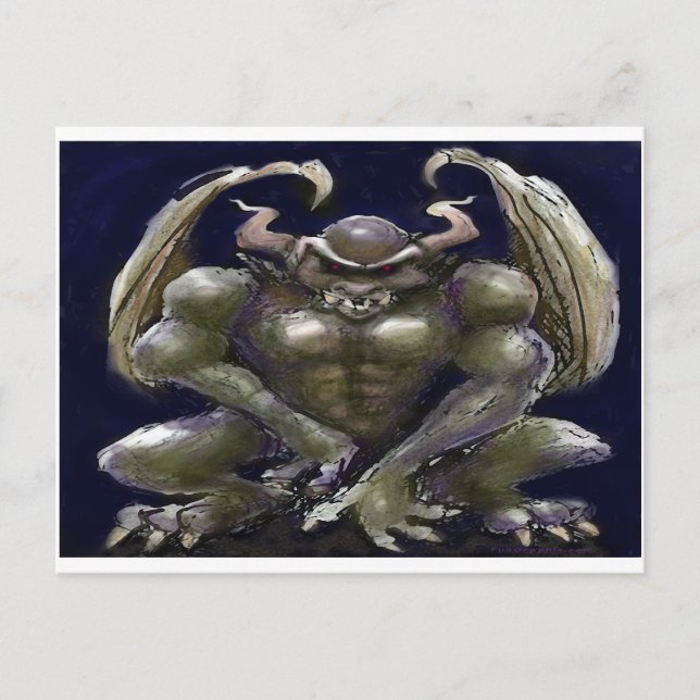 Gargoyle Vykort (Framsida)