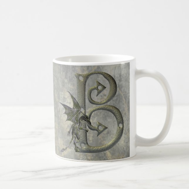 GargoyleMonogram B Kaffemugg (Höger)