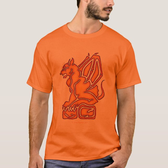 Gargoyleorange T-shirt (Framsida)