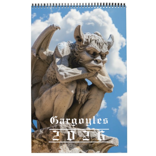 Gargoyles 2026 Calendar Kalender (Omslag)