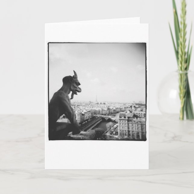 Gargoyles av Notre Dame, De Paris Kort (Framsida)