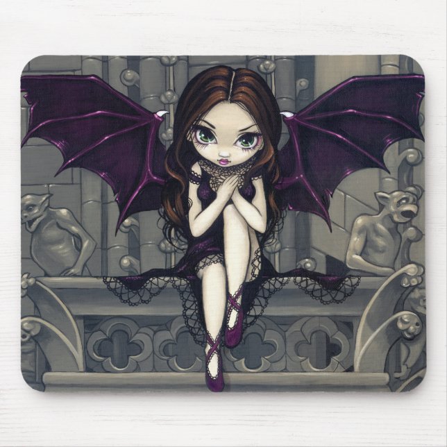 "Gargoyles av Notre Dame" Mousepad Musmatta (Framsidan)