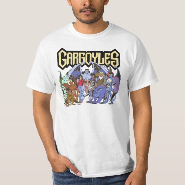 Gargoyles Ursprung T Shirt (Framsida)