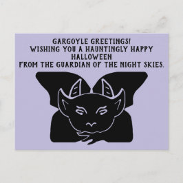 Gargoylhälsningar Vykort