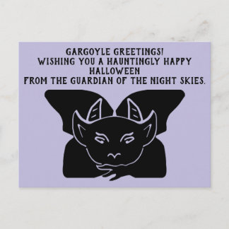 Gargoylhälsningar Vykort