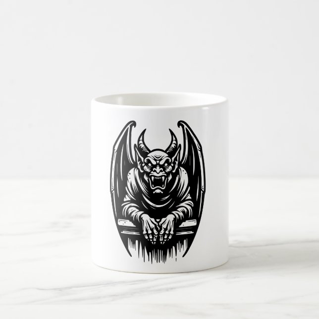Gargoylillustration Mugg (Center)