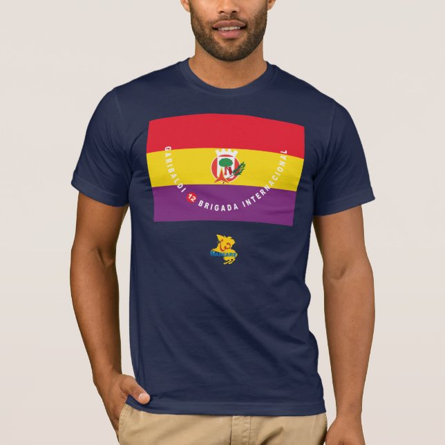 Garibaldi internationell brigadflagga tröja (Framsida)